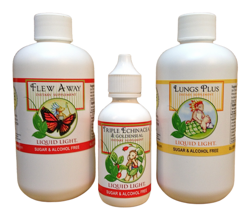 Cold and Flu (Night Time) - Wellness Kit: Natural Herbal Remedies Cold Flu Coughing, Immune